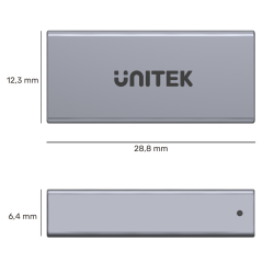 Unitek czarny łącznik beczka USB-C (F) - USB-C (F) 8K 60Hz 40Gbps 240W