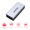 Unitek czarny łącznik beczka USB-C (F) - USB-C (F) 8K 60Hz 40Gbps 240W