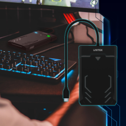 Unitek czarna obudowa do dysku 2,5" na USB-C 5Gbps HDD/SSD SATA UASP