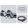 Unitek czarny przewód kabel USB-C kątowy 90 stopni PD 100W 5m