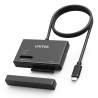 Unitek Mostek USB-C na dyski SSD HDD 2,5" i 3,5" - SATA i M.2 MVMe + zasil