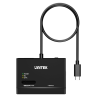 Unitek Mostek USB-C na dyski SSD HDD 2,5" i 3,5" - SATA i M.2 MVMe + zasil