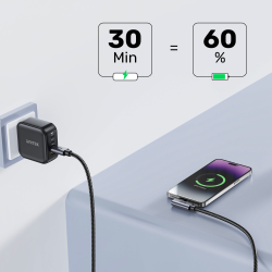 Unitek czarny przewód kabel USB-C kątowy 90 stopni PD 100W 5m