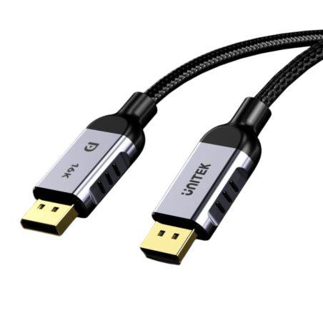 Unitek Przewód, kabel DisplayPort 2.1 8K@120Hz 2m HDR 80Gbps