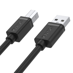 Unitek czarny przewód kabel USB 2.0 na USB-B AM-BM 2M, do drukarki