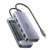 Unitek aktywny Hub USB-C 10 Gbps, obudowa na dysk M.2, HDMI, PD 100W, LAN