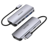 Unitek aktywny hub USB-C 5Gbps, 2x HDMI 4K, czytnik kart, RJ-45, PD 100W