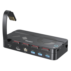 Unitek Stacja dokująca do Nintendo Switch PD 100W, HDMI 4K, RJ-45, czytnik