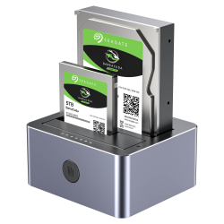 Unitek Stacja klonująca na dyski 2 x SATA 2,5"/3,5" SSD HDD USB-C 10Gbps