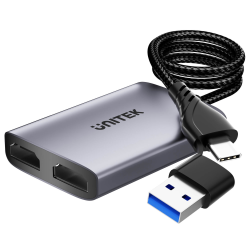 Unitek Adapter USB/C/A na 2x HDMI FullHD 1080p, 60Hz MST