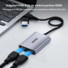 Unitek Adapter USB/C/A na 2x HDMI FullHD 1080p, 60Hz MST