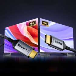 Unitek Kabel DisplayPort 1.4 do HDMI 2.1 8K 60Hz 4K 120Hz 1,8m HDCP 2.3 HDR