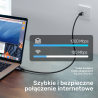 Unitek Kabel Ethernet USB C RJ-45 LAN, przewód sieciowy, 1m