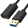 Unitek czarny kabel przewód przedłużacz USB 3.0 AM-AF 2M, pozłacane wtyki