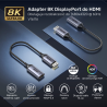 Unitek Przejściówka z DisplayPort 1.4 na HDMI 2.1, 8K60Hz