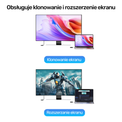 Unitek Bezprzewodowy nadajnik HDMI zasięg do 50m, czarny