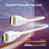 Unitek Kabel HDMI 2.0 4K biały 0,3m