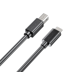 Unitek kabel do drukarki USB C na USB B 2.0 czarny 2m
