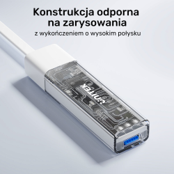 Unitek hub dwukierunkowy USB C/USB A 5Gbps, 4x USB A różowy