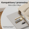 Unitek hub dwukierunkowy USB C/USB A 5Gbps, 4x USB A różowy