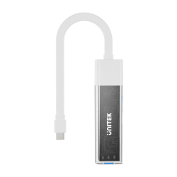 Unitek hub dwukierunkowy USB C/USB A 5Gbps, 4x USB A biały