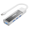 Unitek hub dwukierunkowy USB C/USB A 5Gbps, 4x USB A biały