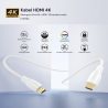 Unitek Kabel HDMI 2.0 4K biały 7,5m