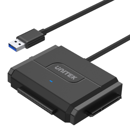 Unitek Y-3324 mostek USB 3.0 do dysków SATA II i IDE + zasilacz