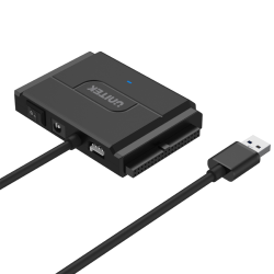 Unitek Y-3324 mostek USB 3.0 do dysków SATA II i IDE + zasilacz
