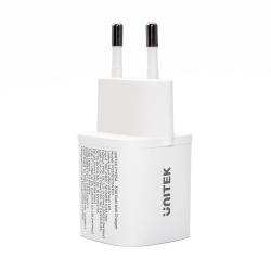 Unitek Ładowarka sieciowa 1x USB-A 1x USB-C QC PC 3.0 33W biała
