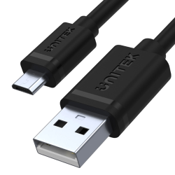 Unitek Mobile czarny przewód kabel USB - microUSB 2.0 1,5M