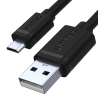 Unitek Mobile czarny przewód kabel USB - microUSB 2.0 1,5M