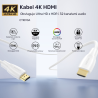 Unitek Kabel HDMI 1.4 4K 30Hz biały 20m, HDR, HDCP 2.2, ARC, EDID