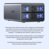Unitek Obudowa RAID do dysku SATA 2.5"/3.5" 4 tryby 40TB USB C 10Gb/s