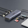 Unitek Hub 9w1 USB C Gigabit Ethernet HDMI VGA 3xUSB A czytnik kart PD 100W