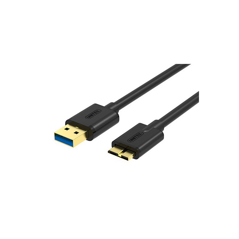 Unitek czarny przewód kabel USB 3.0 microUSB 3.0 2m, do dysku