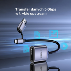 Unitek Czytnik kart pamięci SD4.0 /Micro SD4.0, 2w1