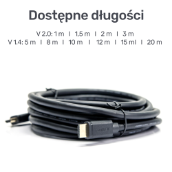 Unitek kabel przewód HDMI 2.0 4K 60Hz Y-C137M 1,5m pozłacane końcówki
