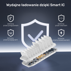 Unitek Stacja ładująca 10xUSB 2.4A 60W biała