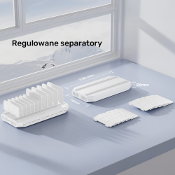 Unitek Stacja ładująca 10xUSB 2.4A 60W biała