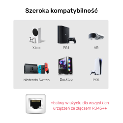 Unitek kabel Ethernet RJ-45 LAN, patchcord cat.8 (S/FTP), przewód sieciowy 1,5m