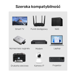 Unitek kabel Ethernet RJ-45 LAN, patchcord cat.8 (S/FTP), przewód sieciowy 15m