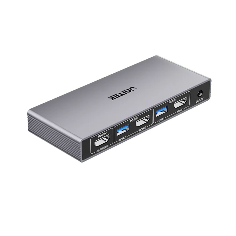 Unitek Przełącznik KVM 4K@60Hz USB 3.0 HDMI