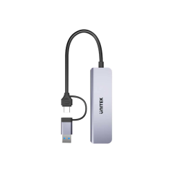 Unitek Hub 5w1 USB-A/C 5 Gbps z czytnikiem kart SD i micro SD