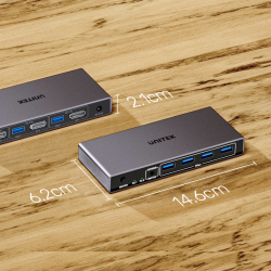 Unitek Przełącznik KVM 8K@60Hz USB 3.0 5Gbps DP