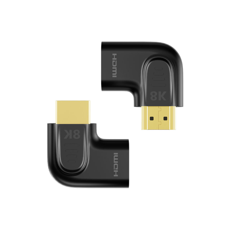 Unitek Adapter kątowy płaski (2 sztuki) 8K HDMI 90 oraz 270 stopni