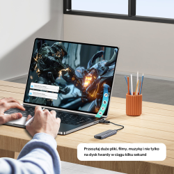 Unitek Adapter  USB-C do USB-A 10Gbps A1048ABK01