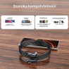 Unitek kabel USB-C do USB-C PD 100W podwójny 90 stopni, 1m