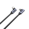 Unitek kabel USB-C do USB-C PD 100W podwójny 90 stopni, 1m