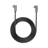 Unitek kabel USB-C do USB-C PD 100W podwójny 90 stopni, 1m